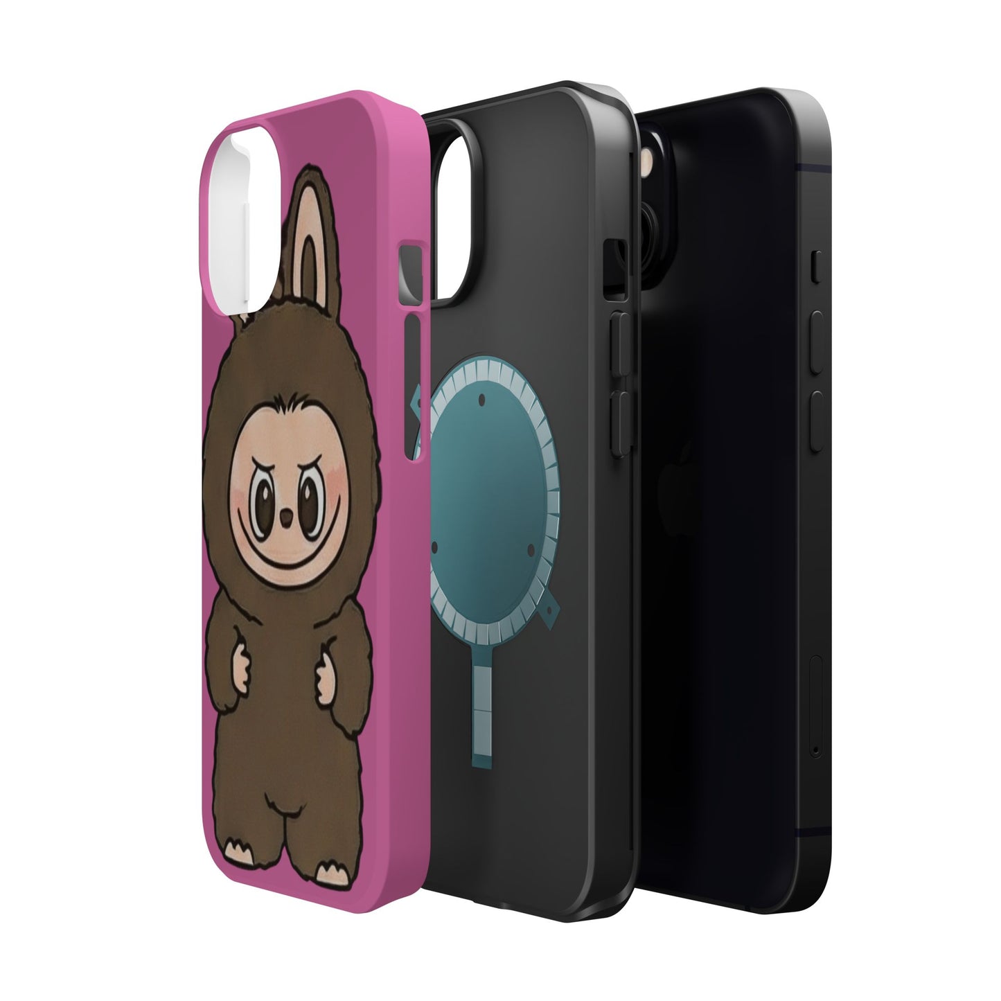Brown LABUBU Phone Case | Magnetic Impact-Resistant Case
