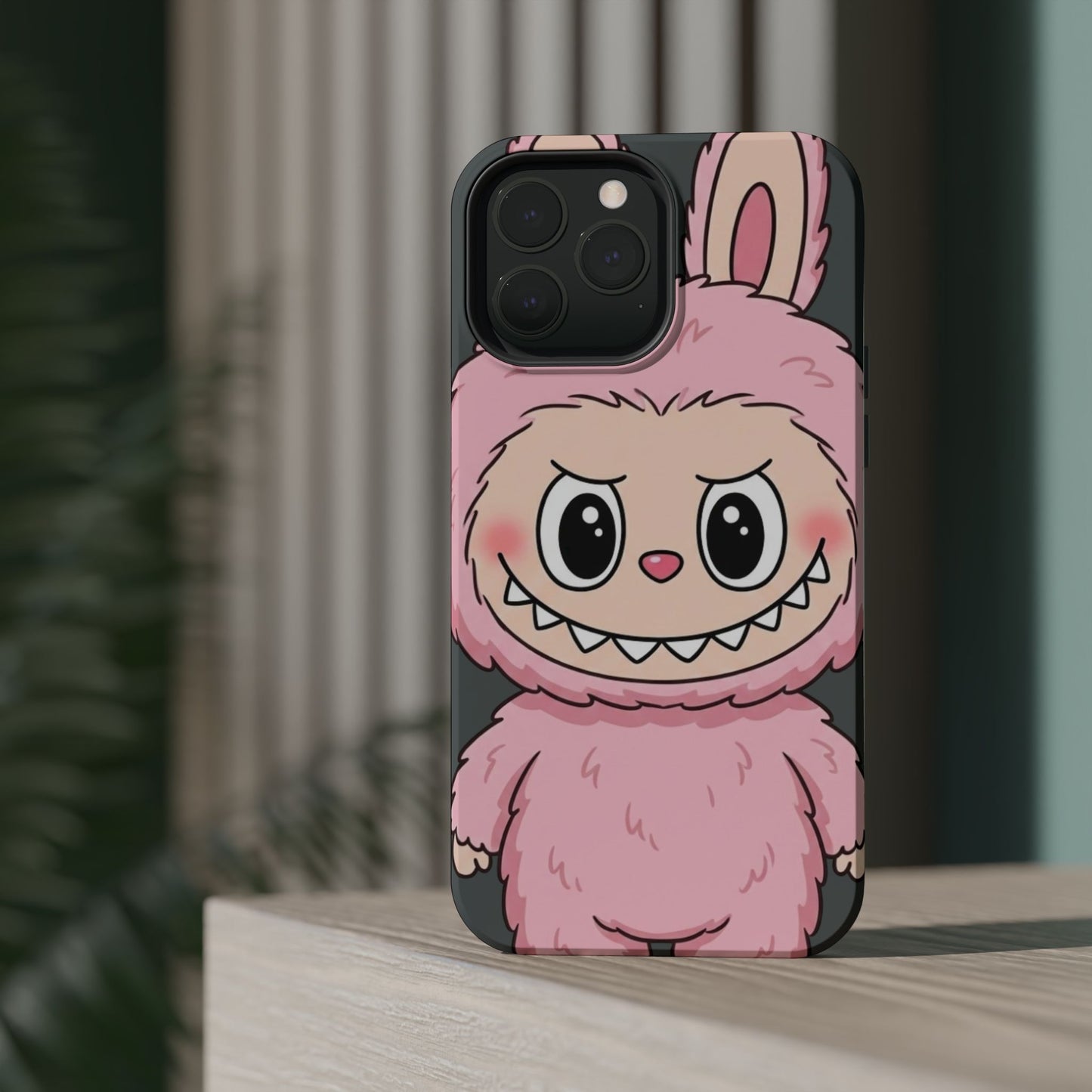 Pink LABUBU Phone Case | Magnetic Impact-Resistant Case