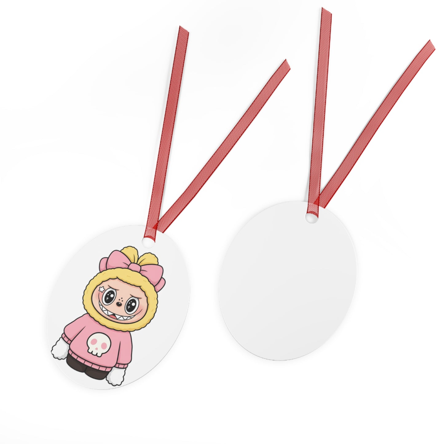 Cute Labubu Metal Ornament | Labubu Character Decoration