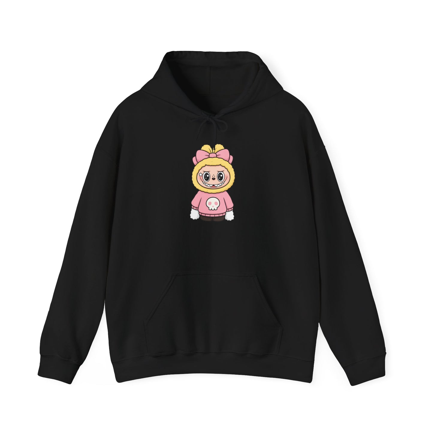 Labubu Doll Character Hoodie | Cute Cartoon with Bow Hoodie
