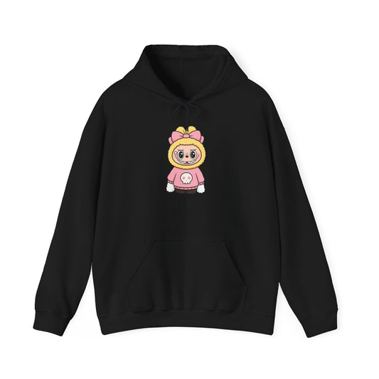 Labubu Doll Character Hoodie | Cute Cartoon with Bow Hoodie