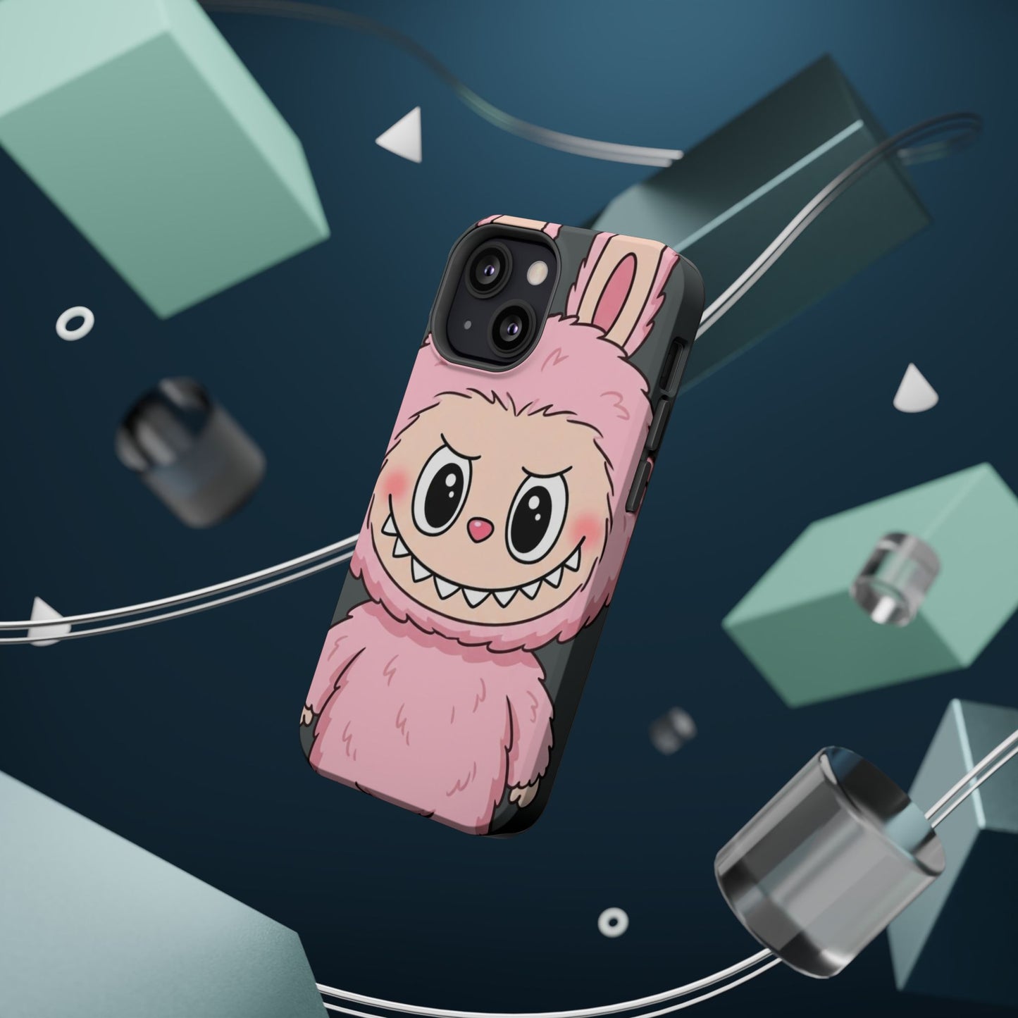 Pink LABUBU Phone Case | Magnetic Impact-Resistant Case