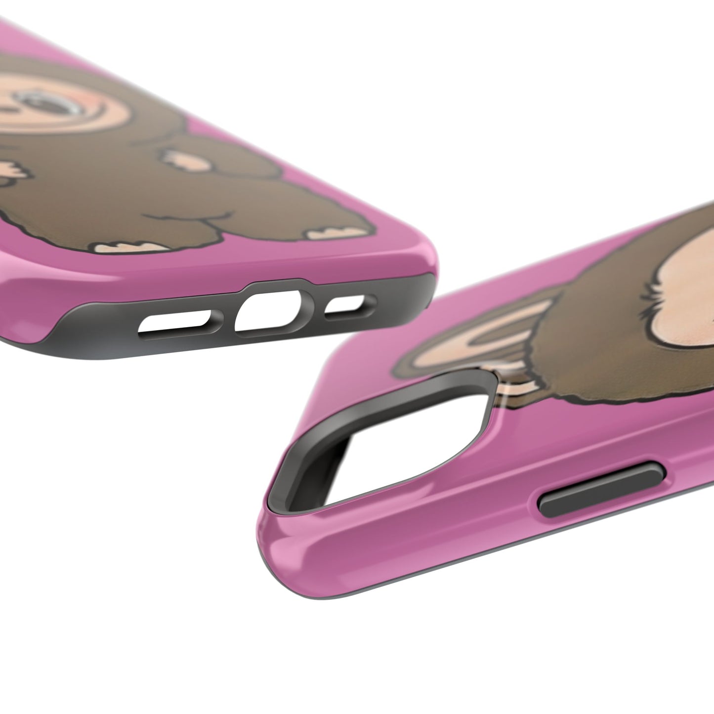 Brown LABUBU Phone Case | Magnetic Impact-Resistant Case