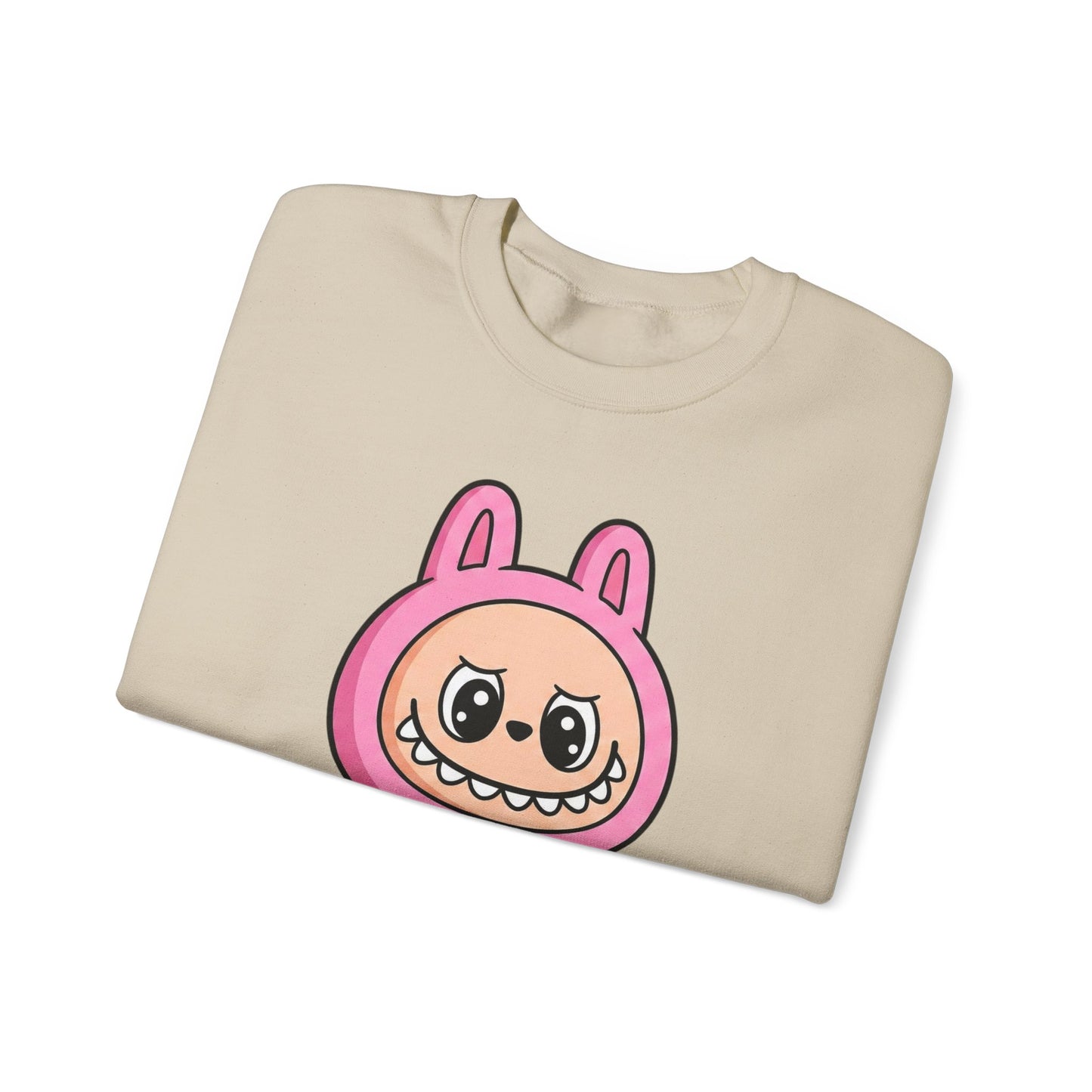 Labubu Character Sweatshirt | Cute Cartoon Plush Critter Pullover