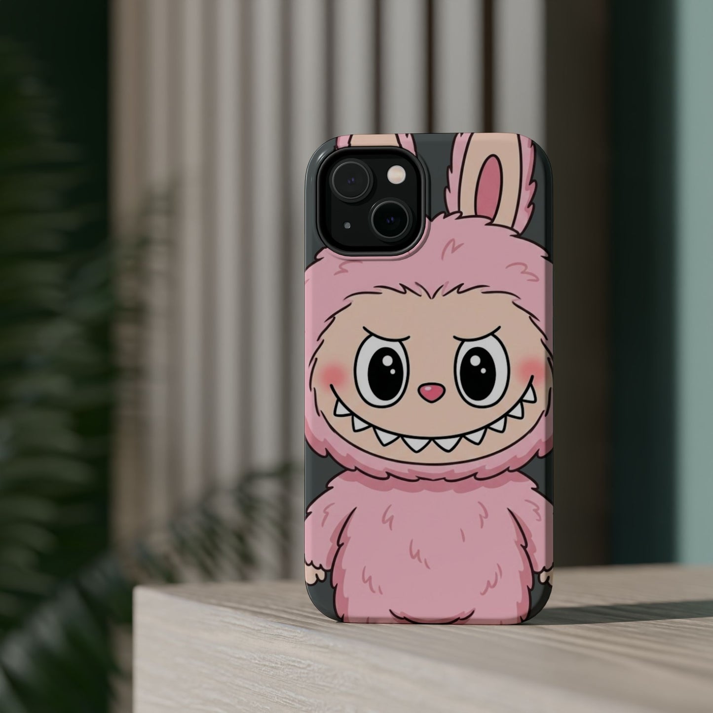 Pink LABUBU Phone Case | Magnetic Impact-Resistant Case