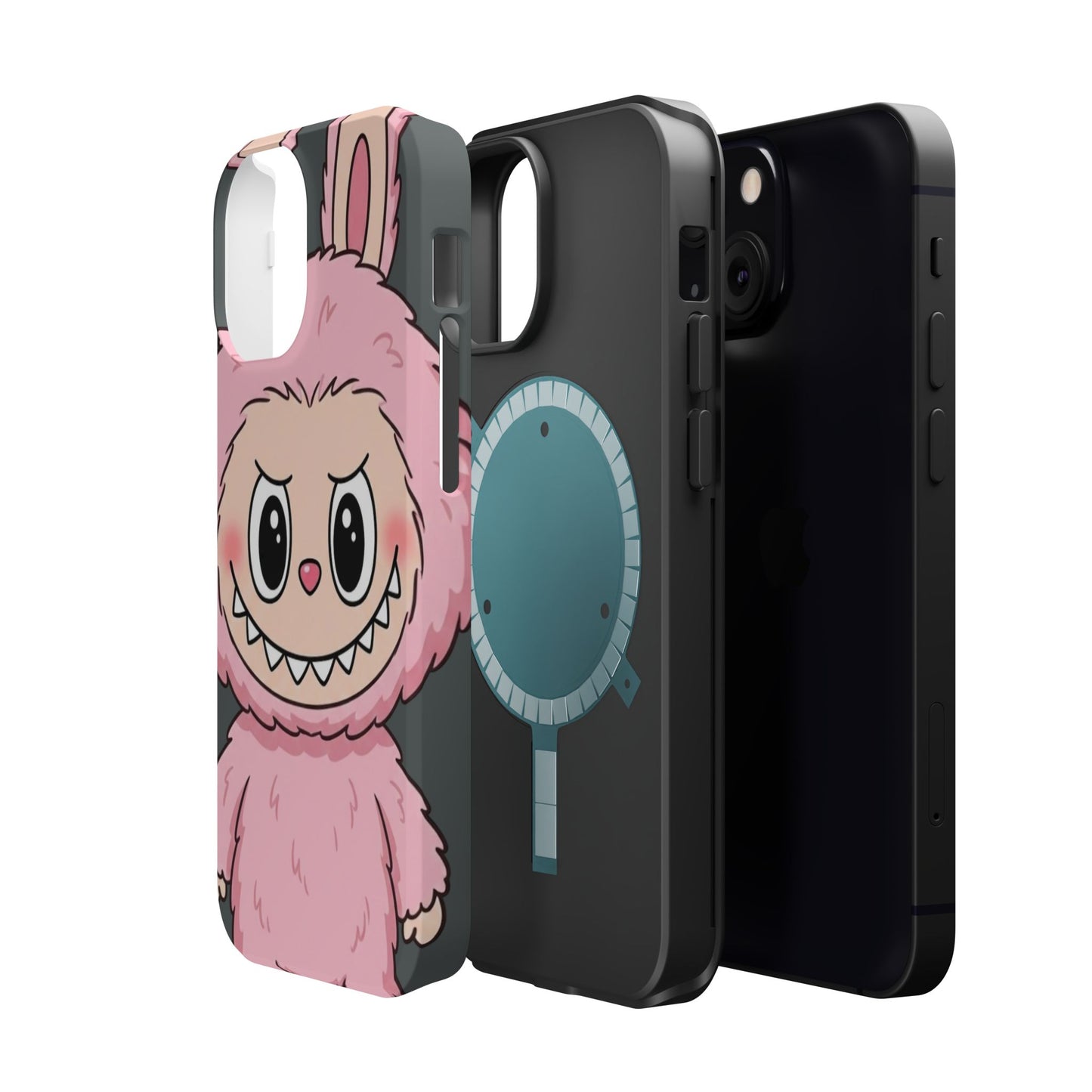 Pink LABUBU Phone Case | Magnetic Impact-Resistant Case