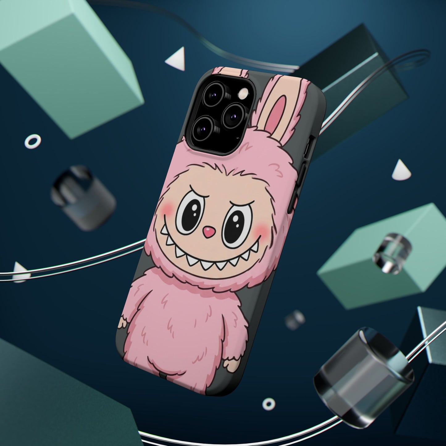 Pink LABUBU Phone Case | Magnetic Impact-Resistant Case