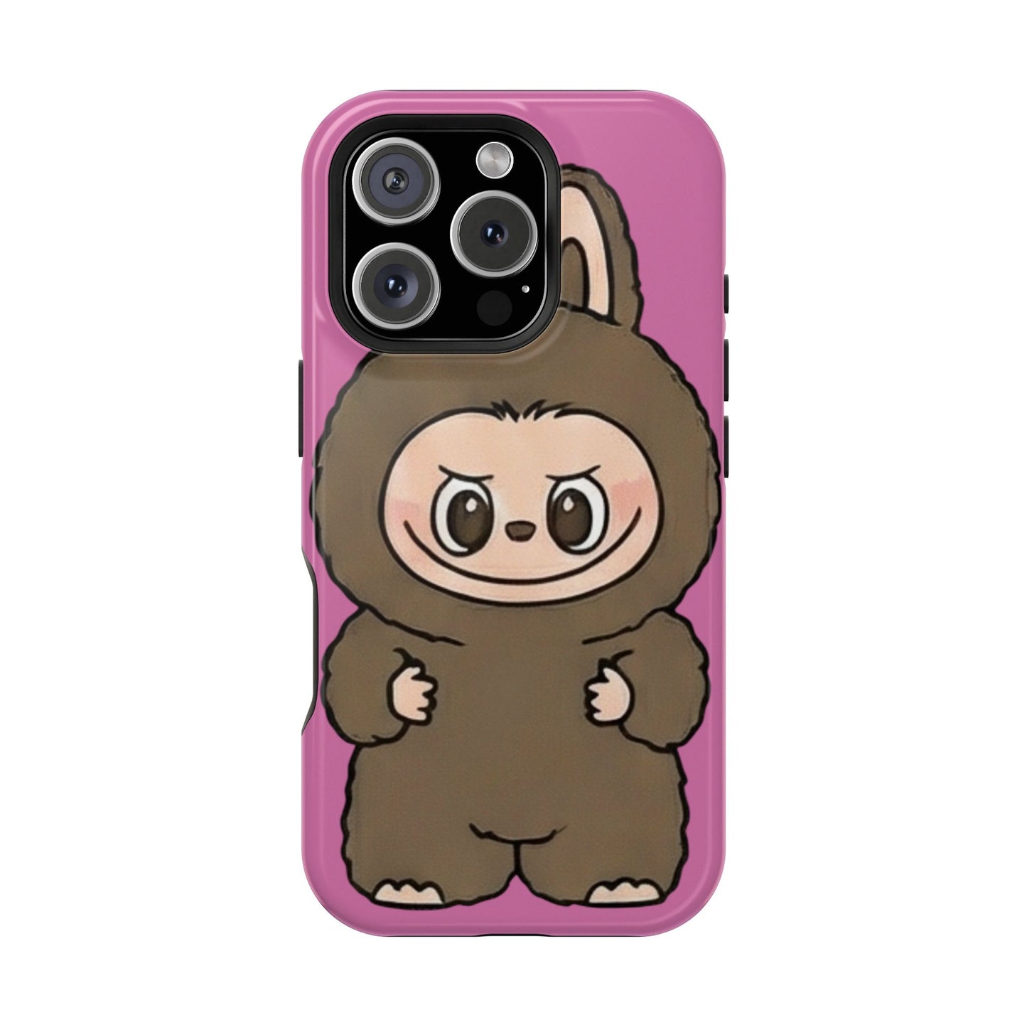 Brown LABUBU Phone Case | Magnetic Impact-Resistant Case