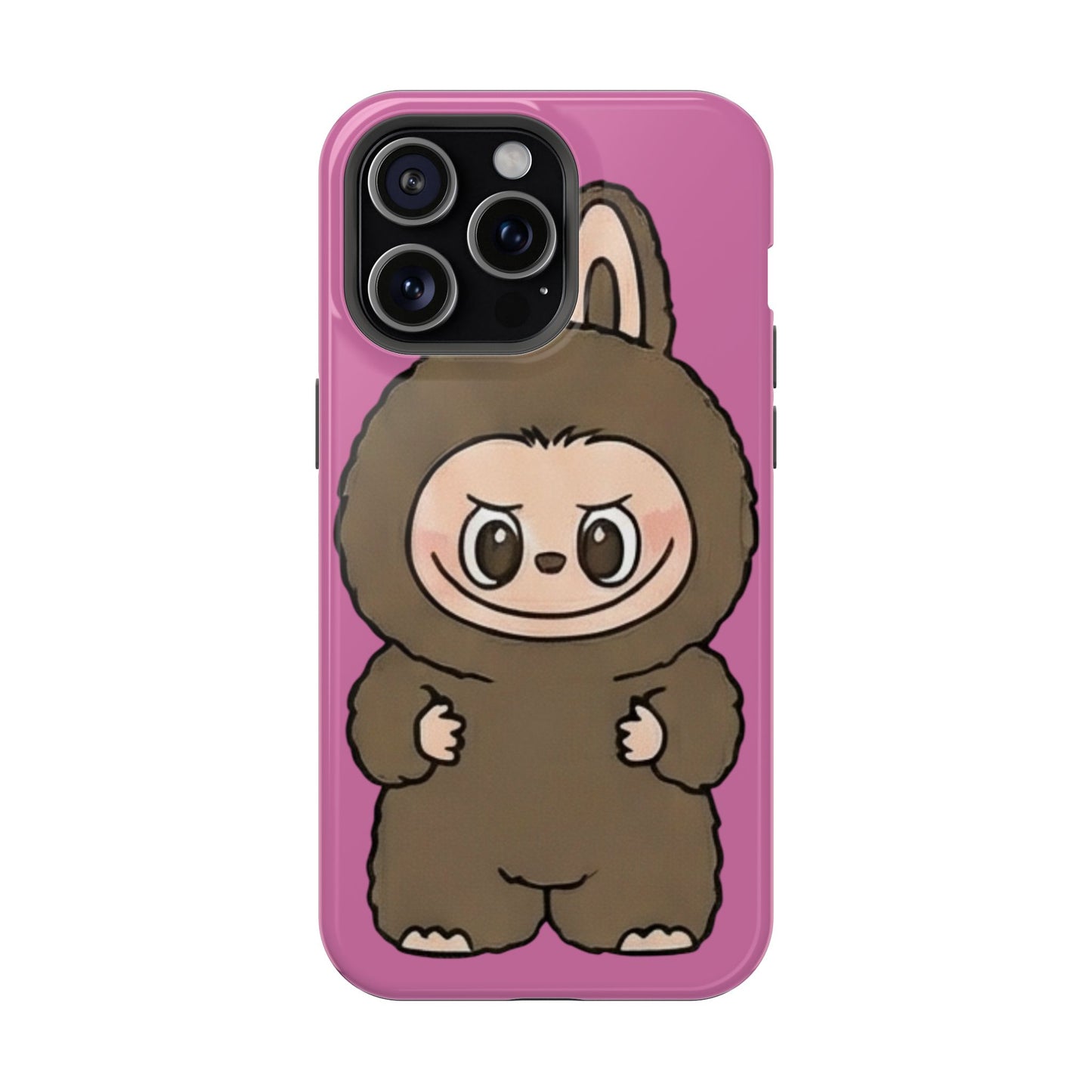 Brown LABUBU Phone Case | Magnetic Impact-Resistant Case