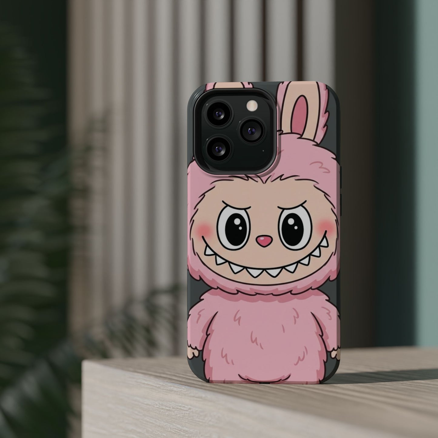 Pink LABUBU Phone Case | Magnetic Impact-Resistant Case