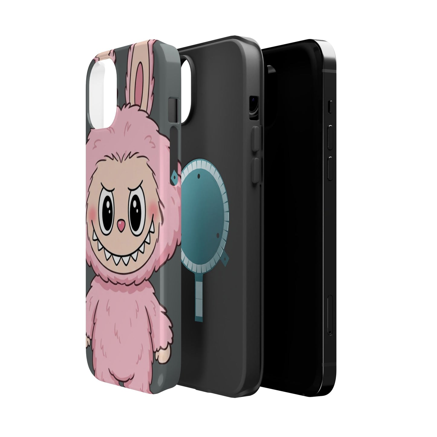 Pink LABUBU Phone Case | Magnetic Impact-Resistant Case