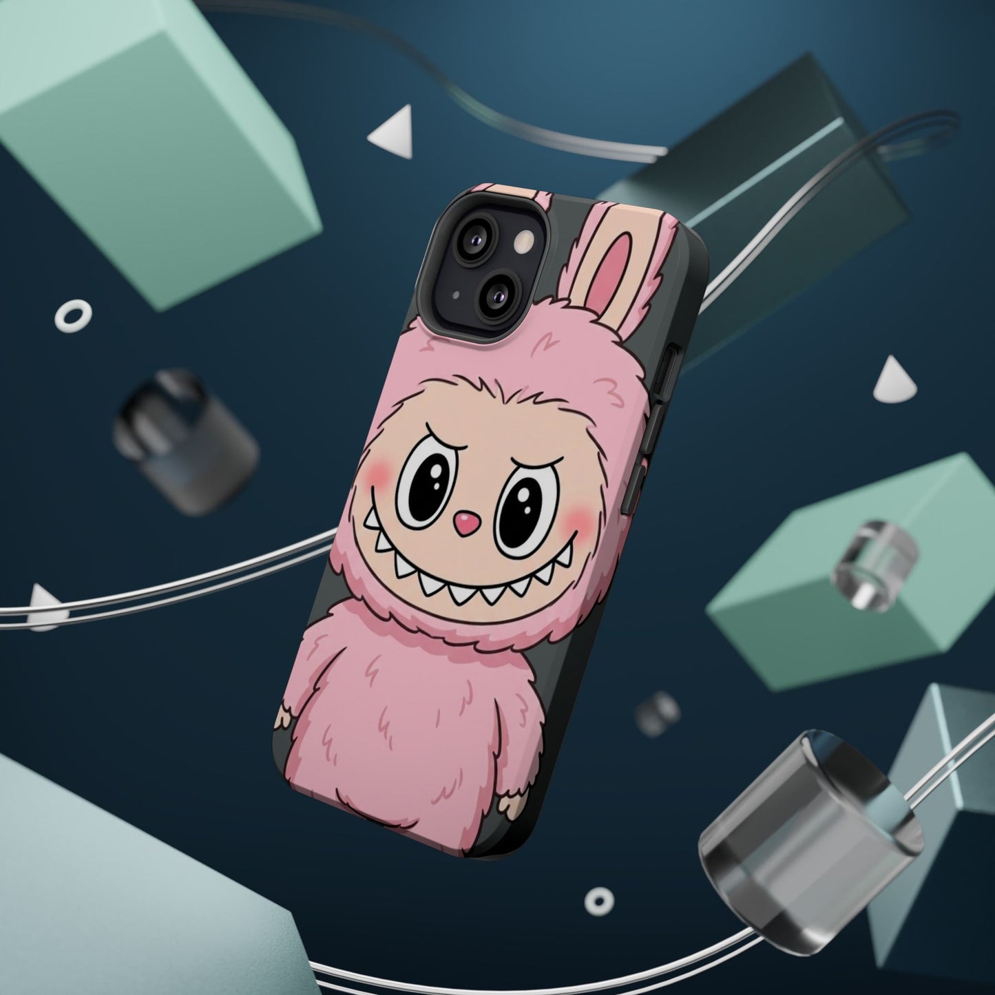 Pink LABUBU Phone Case | Magnetic Impact-Resistant Case