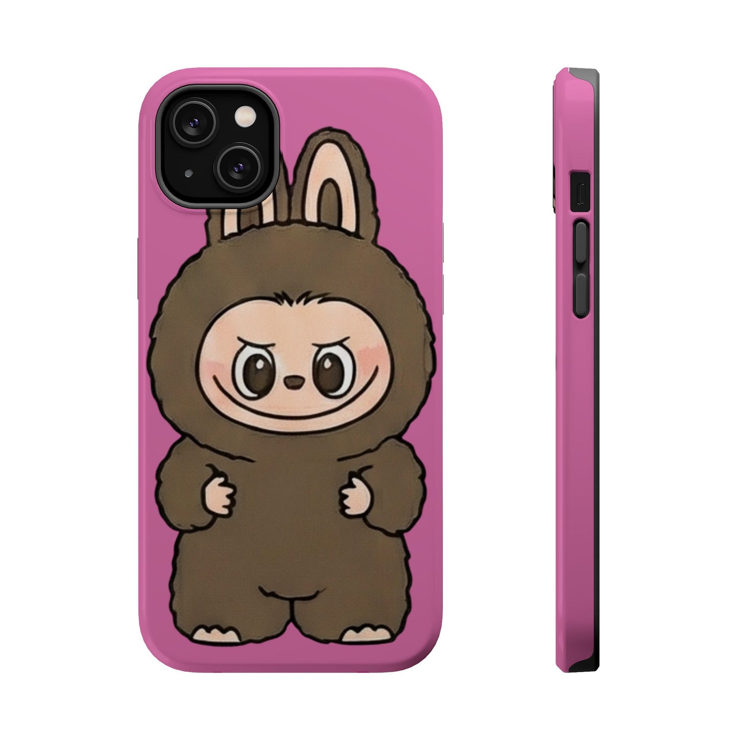 Brown LABUBU Phone Case | Magnetic Impact-Resistant Case