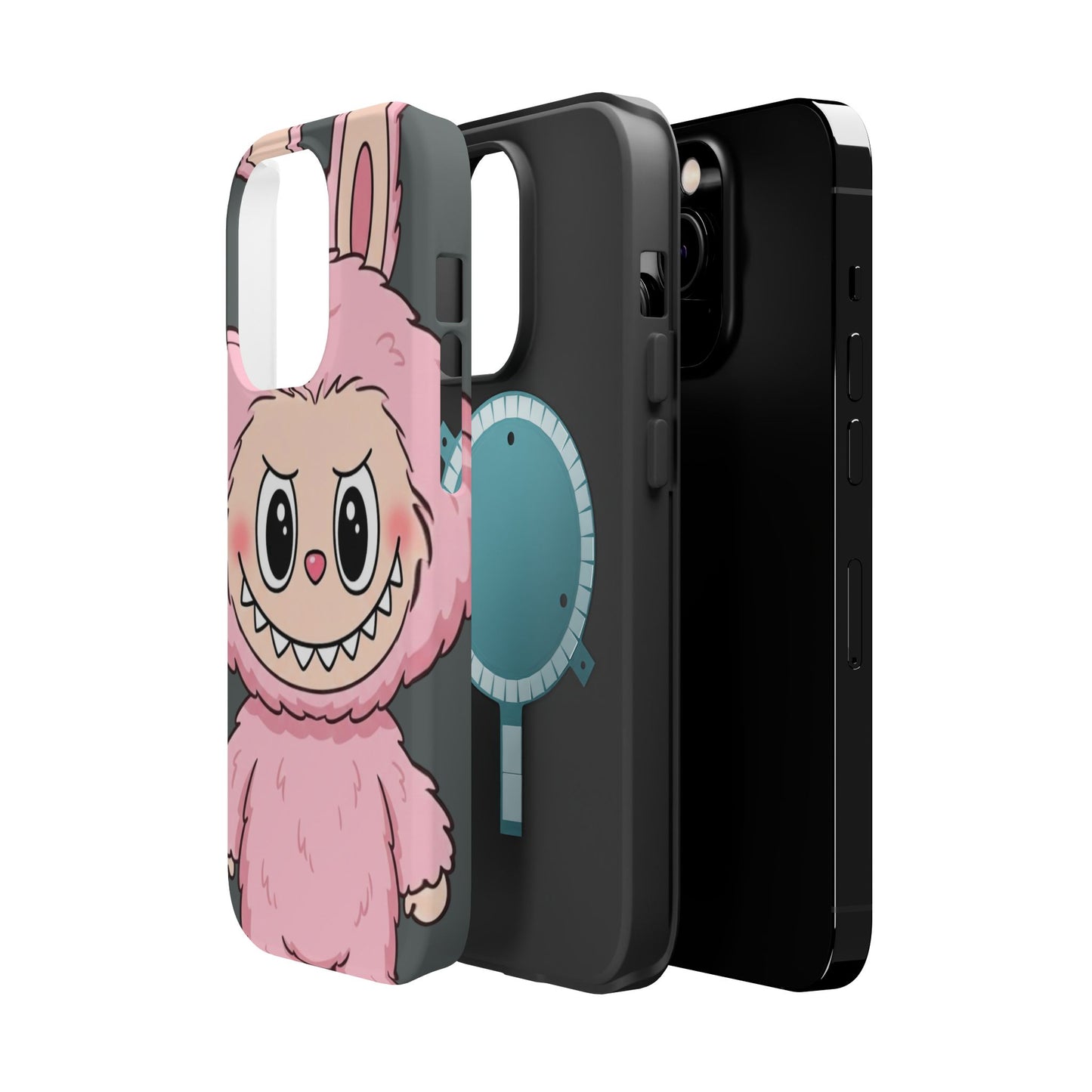 Pink LABUBU Phone Case | Magnetic Impact-Resistant Case