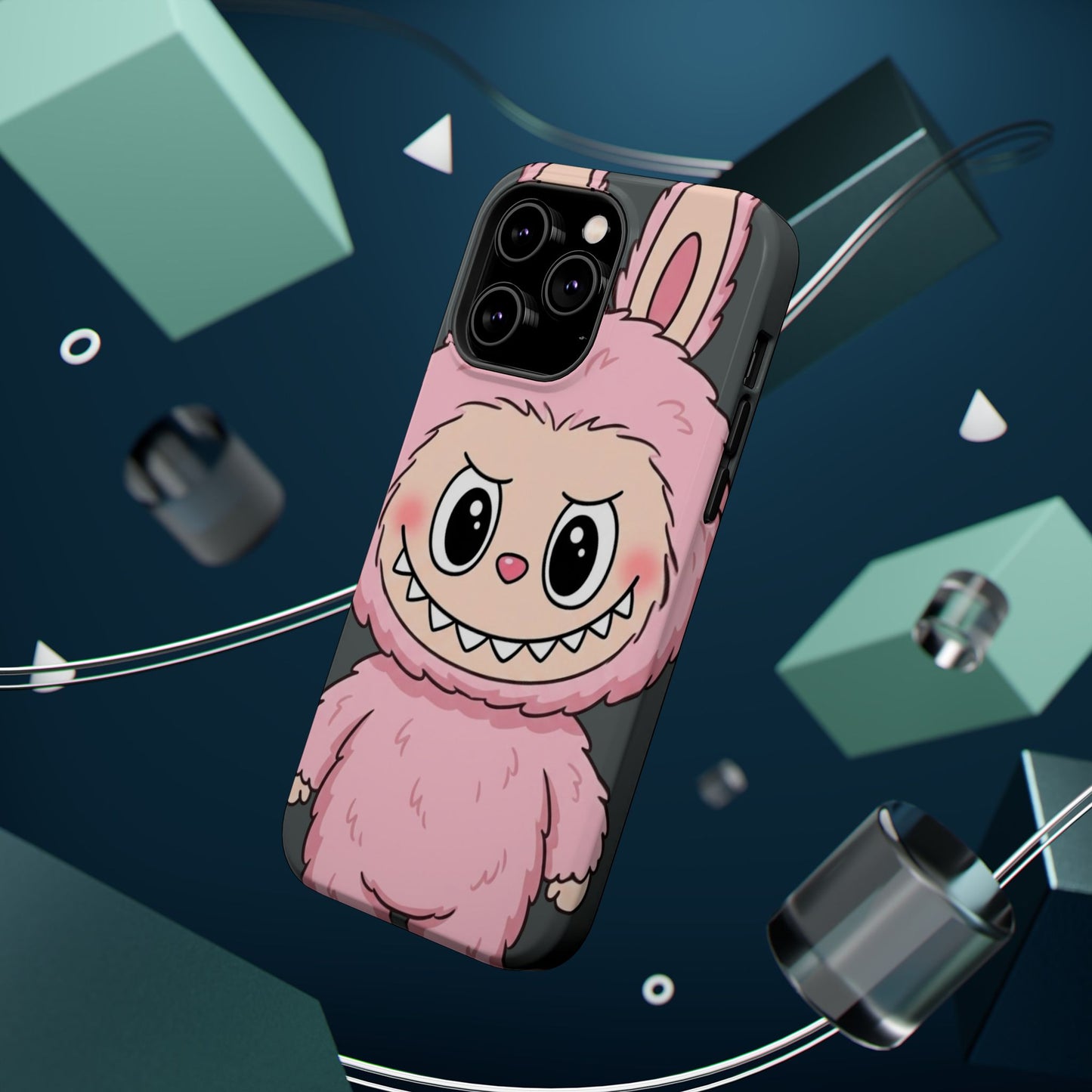 Pink LABUBU Phone Case | Magnetic Impact-Resistant Case