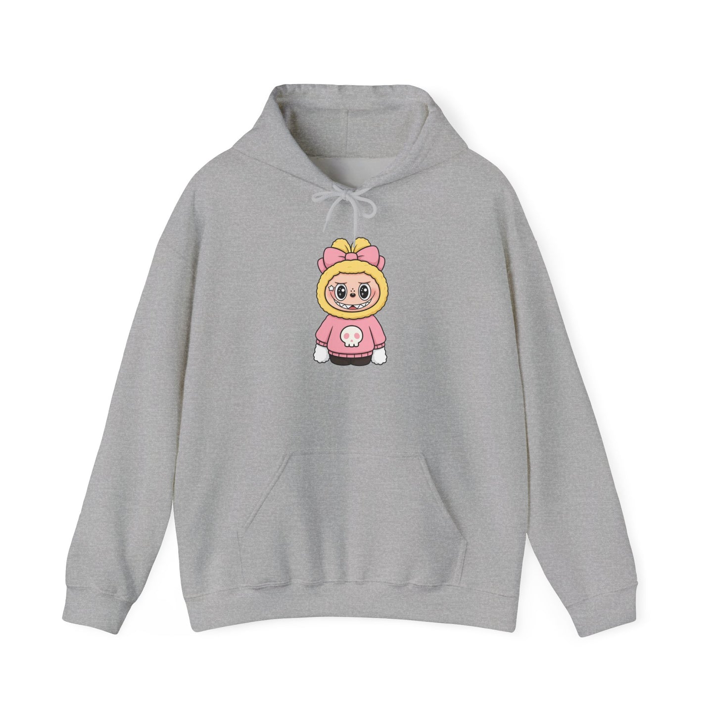 Labubu Doll Character Hoodie | Cute Cartoon with Bow Hoodie
