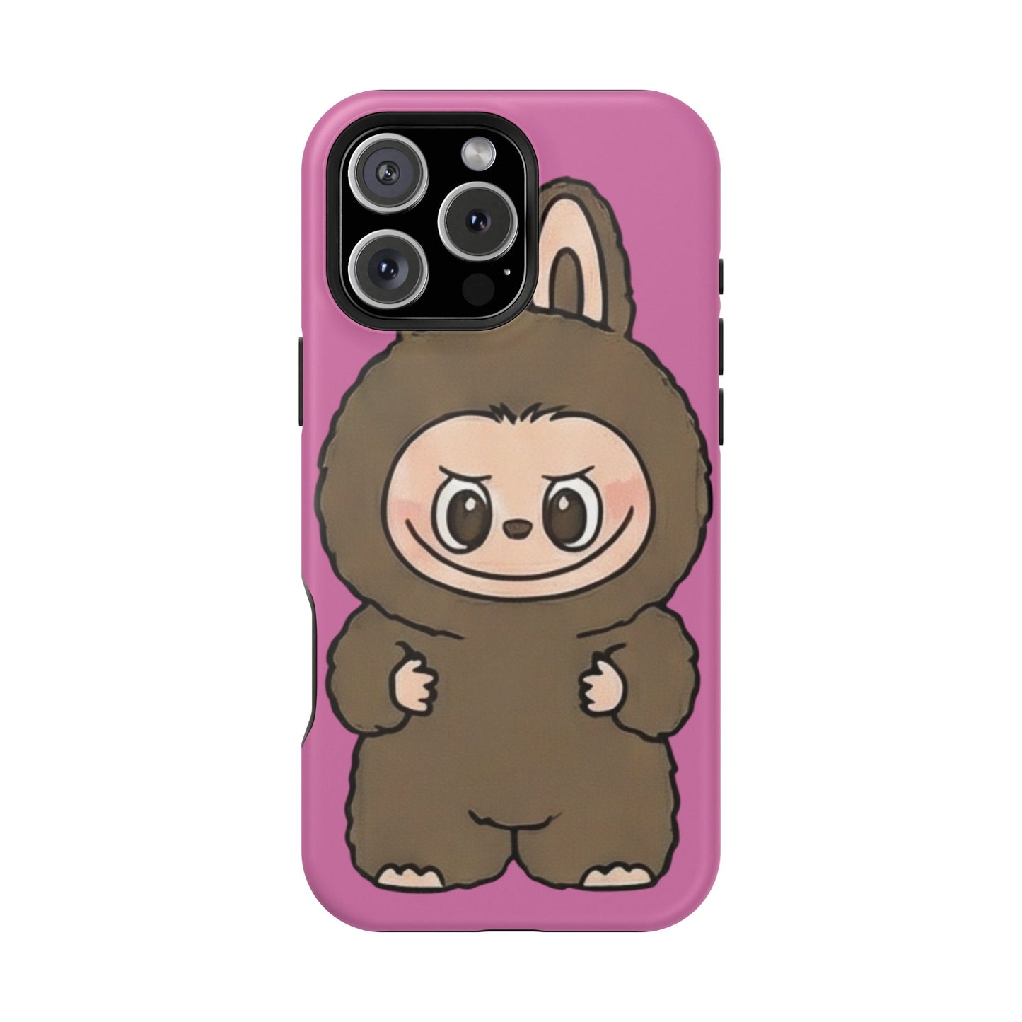 Brown LABUBU Phone Case | Magnetic Impact-Resistant Case