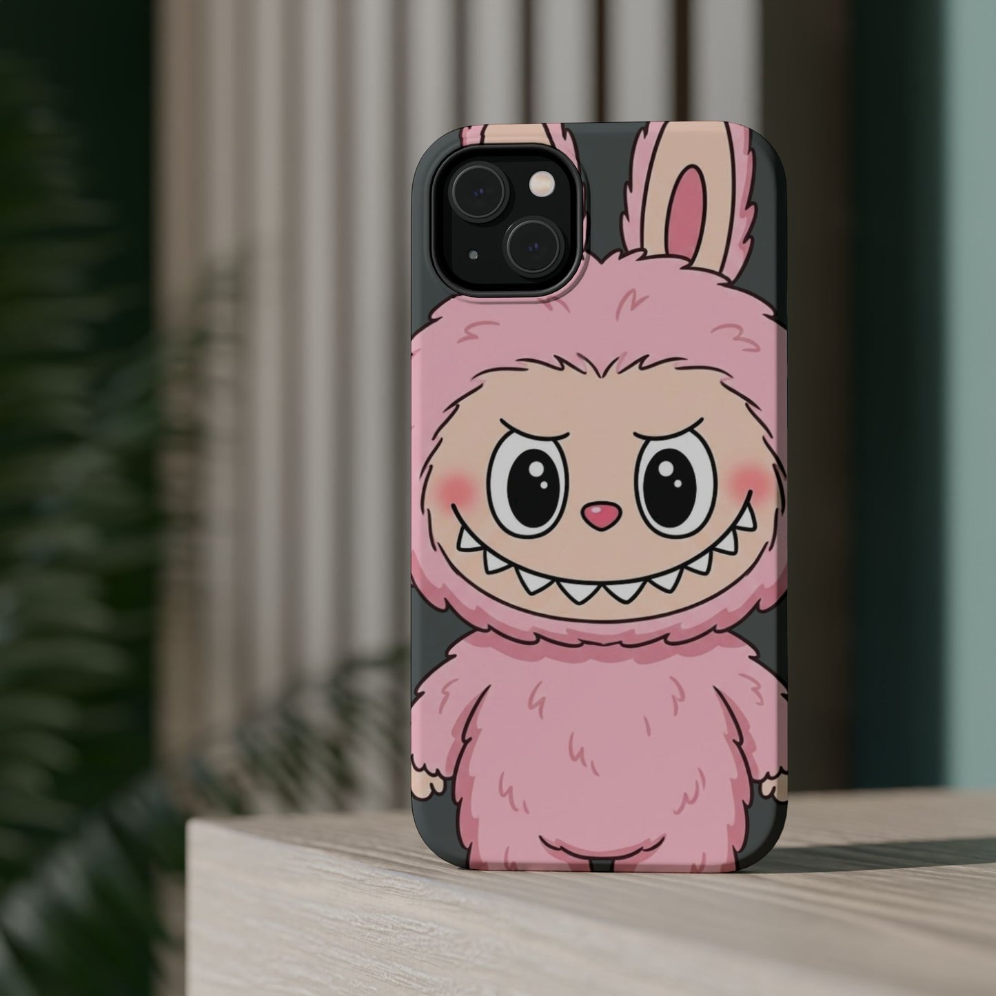 Pink LABUBU Phone Case | Magnetic Impact-Resistant Case