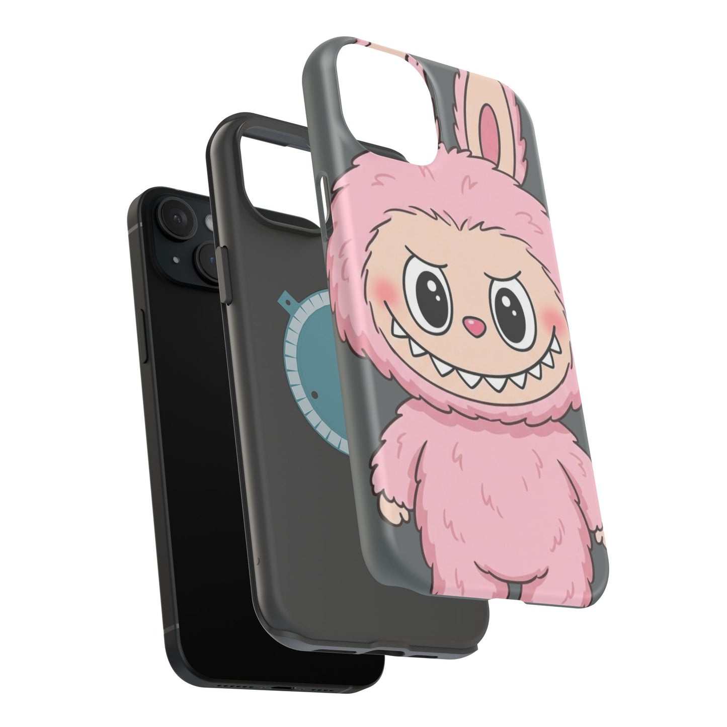 Pink LABUBU Phone Case | Magnetic Impact-Resistant Case