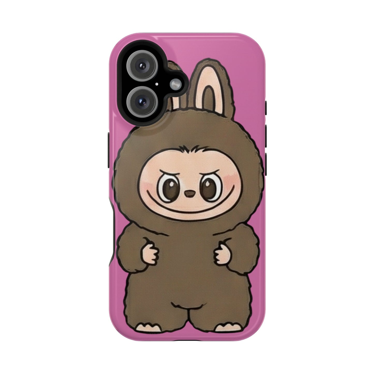 Brown LABUBU Phone Case | Magnetic Impact-Resistant Case