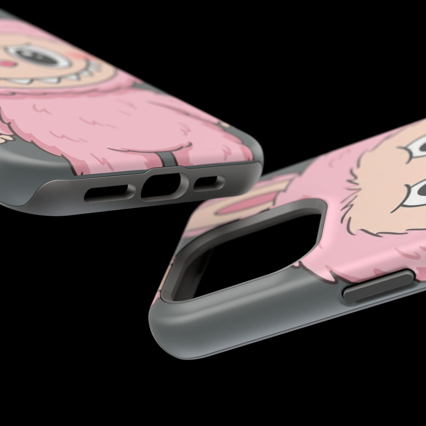 Pink LABUBU Phone Case | Magnetic Impact-Resistant Case