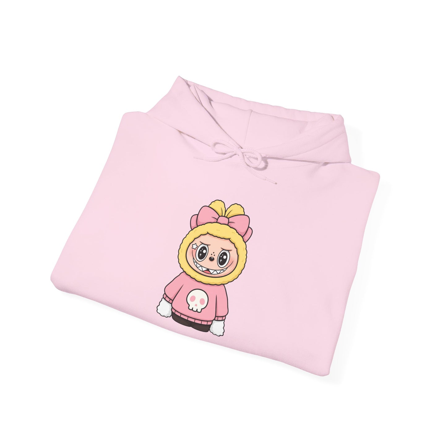 Labubu Doll Character Hoodie | Cute Cartoon with Bow Hoodie