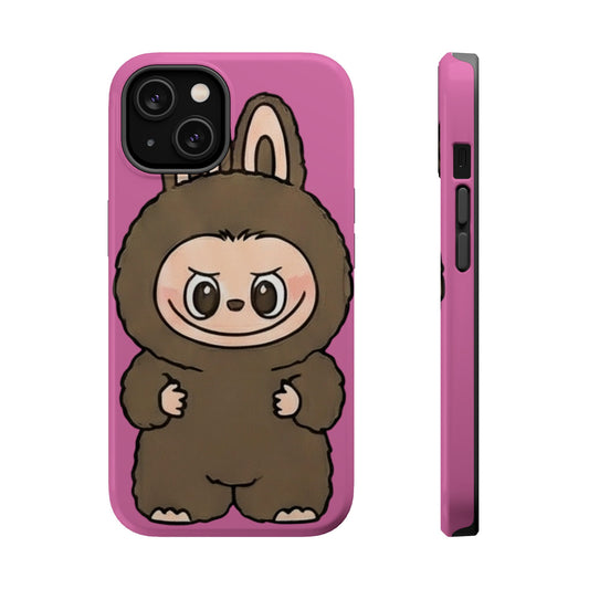 Brown LABUBU Phone Case | Magnetic Impact-Resistant Case