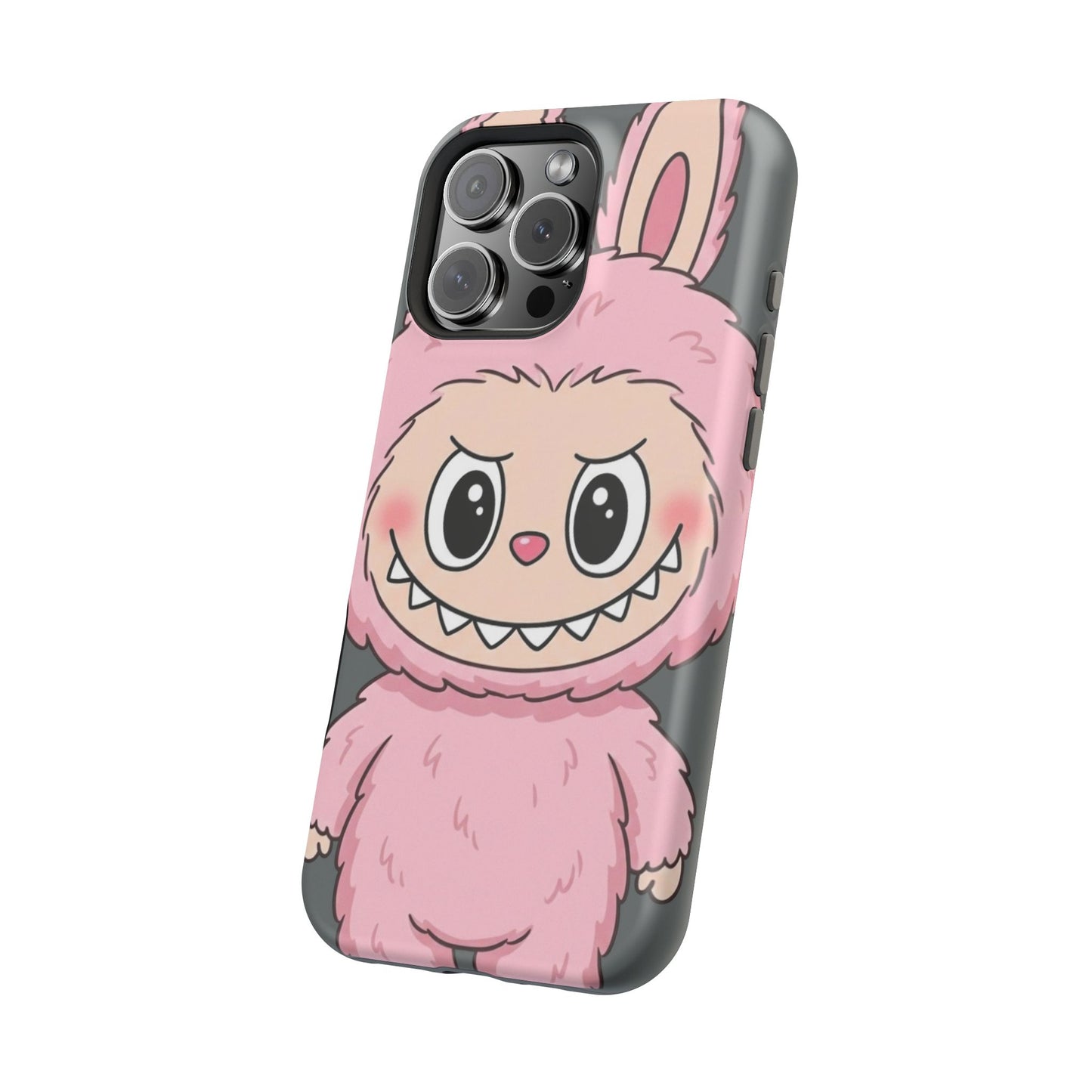 Pink LABUBU Phone Case | Magnetic Impact-Resistant Case
