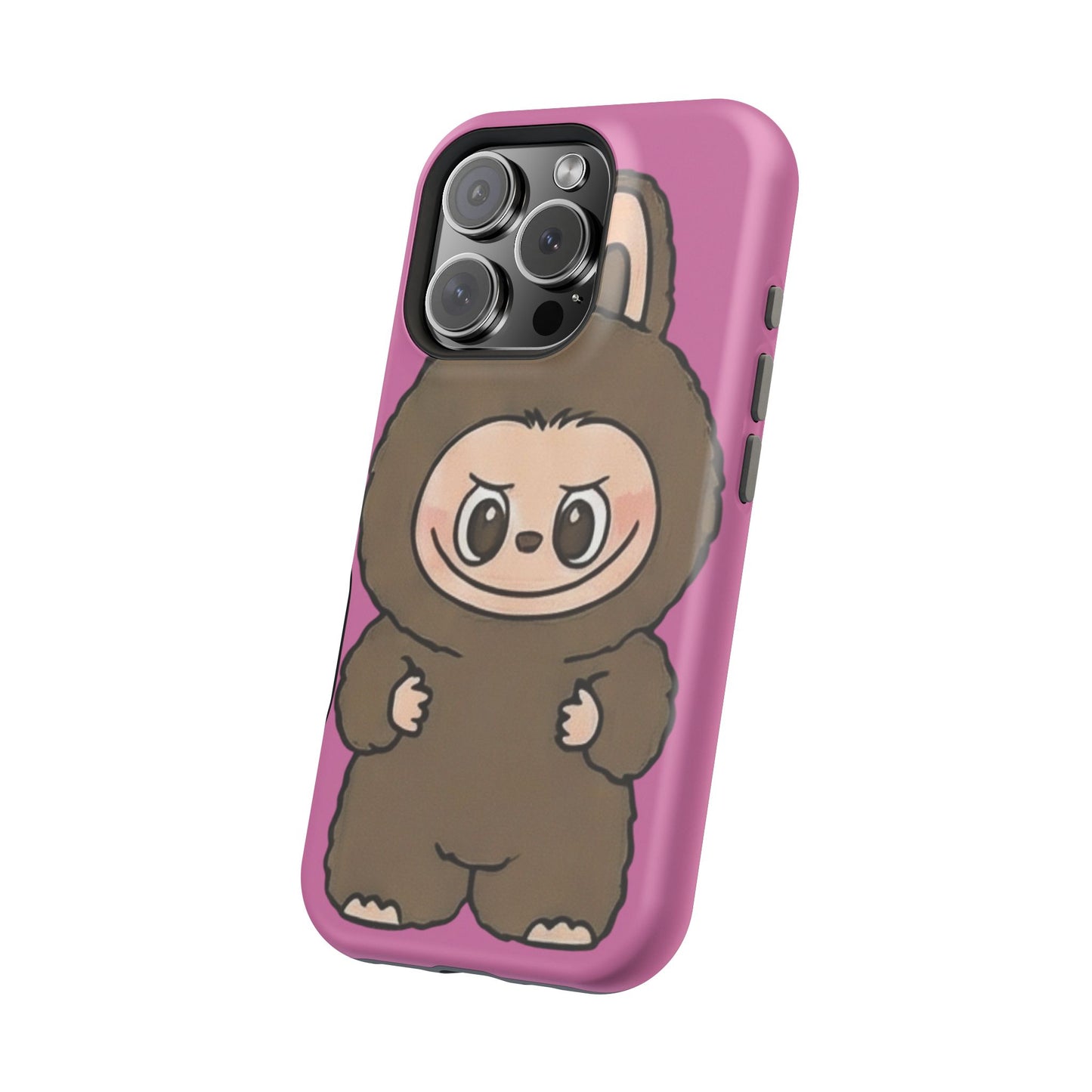 Brown LABUBU Phone Case | Magnetic Impact-Resistant Case