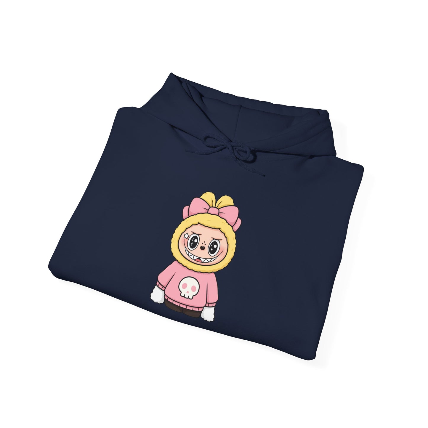 Labubu Doll Character Hoodie | Cute Cartoon with Bow Hoodie
