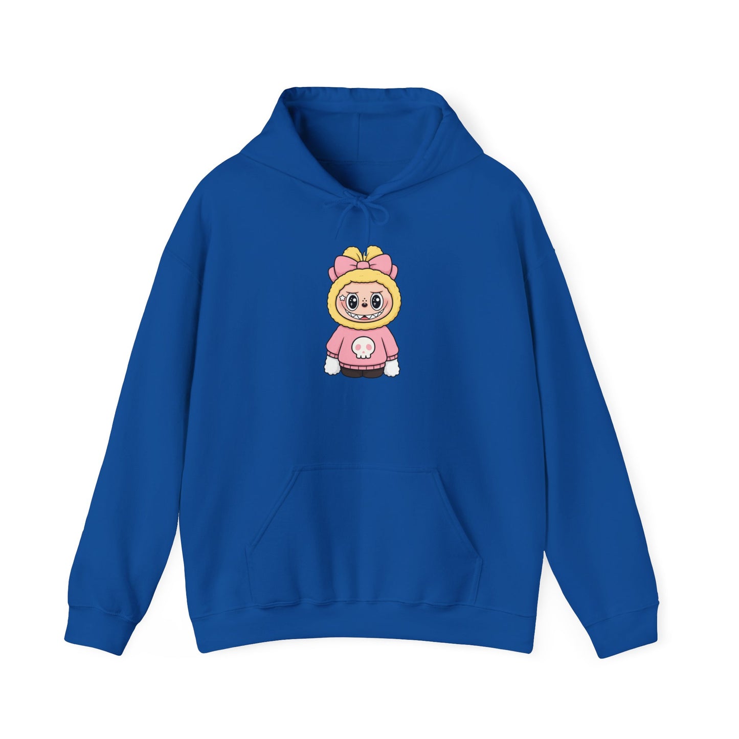 Labubu Doll Character Hoodie | Cute Cartoon with Bow Hoodie