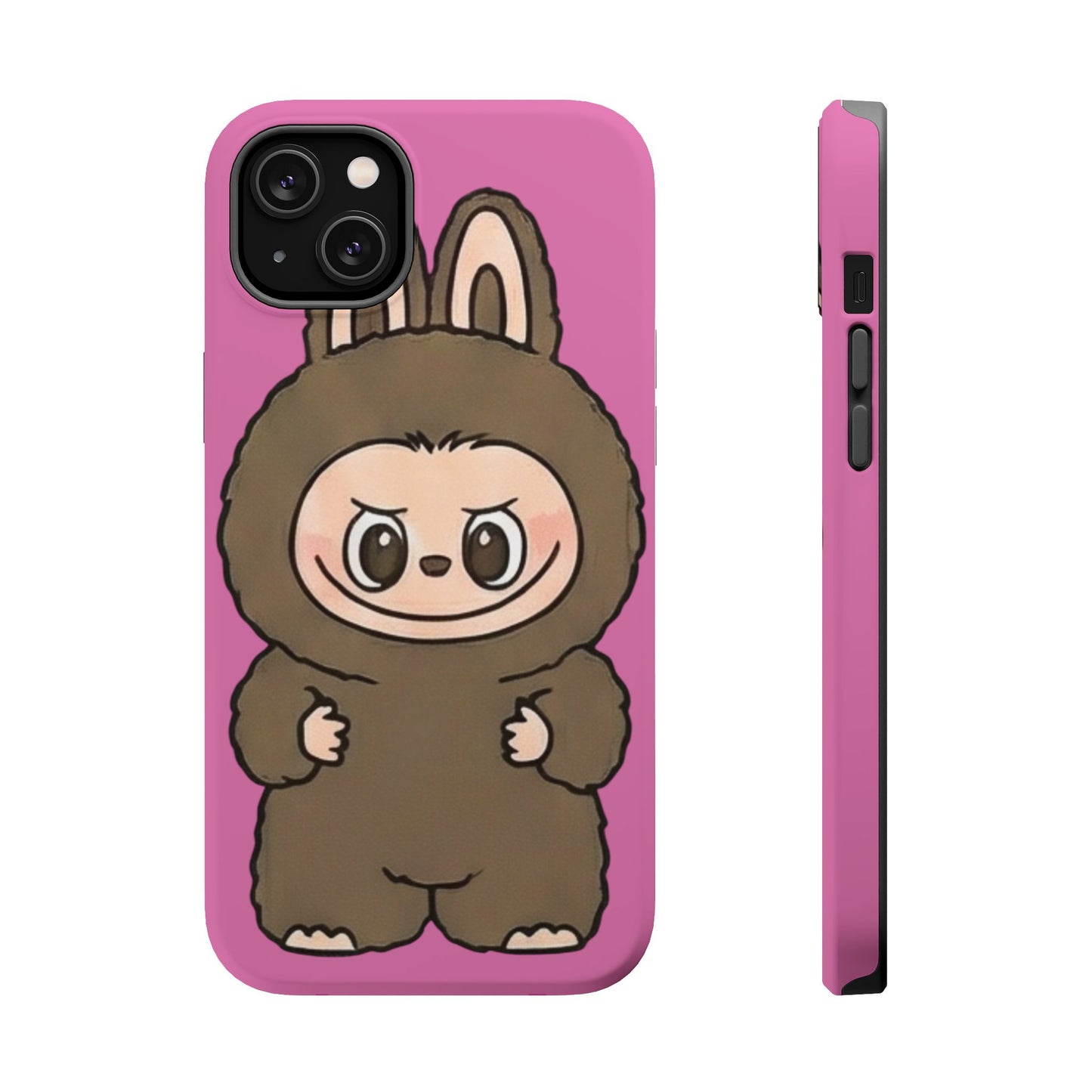 Brown LABUBU Phone Case | Magnetic Impact-Resistant Case