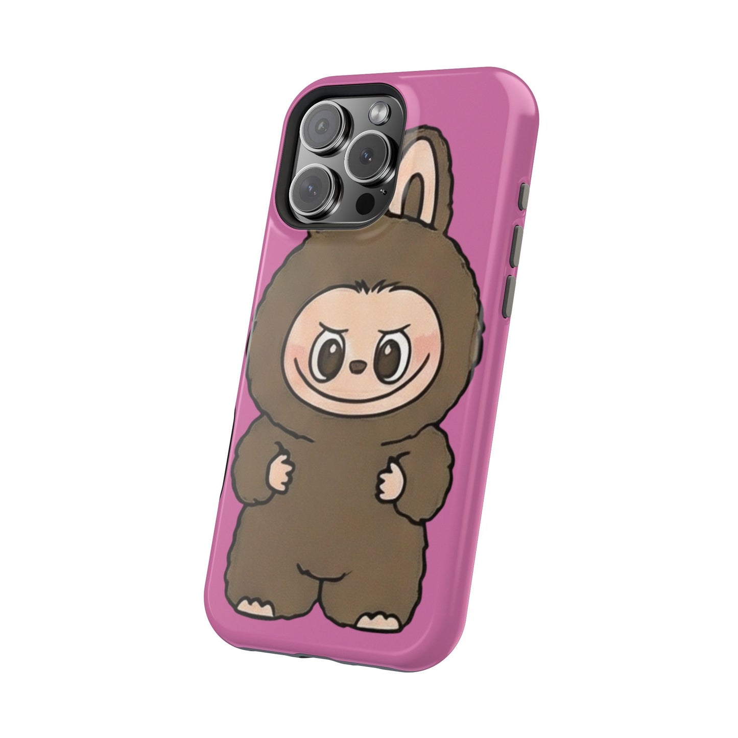 Brown LABUBU Phone Case | Magnetic Impact-Resistant Case