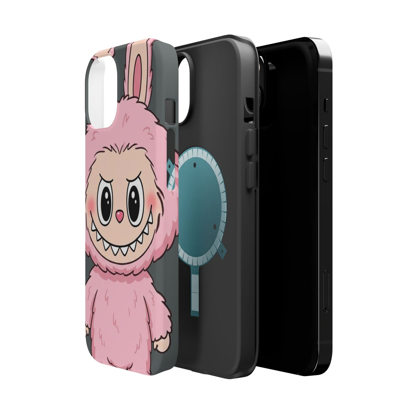 Pink LABUBU Phone Case | Magnetic Impact-Resistant Case