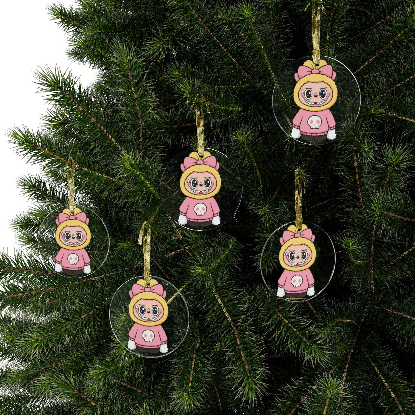 Labubu Character Acrylic Ornament