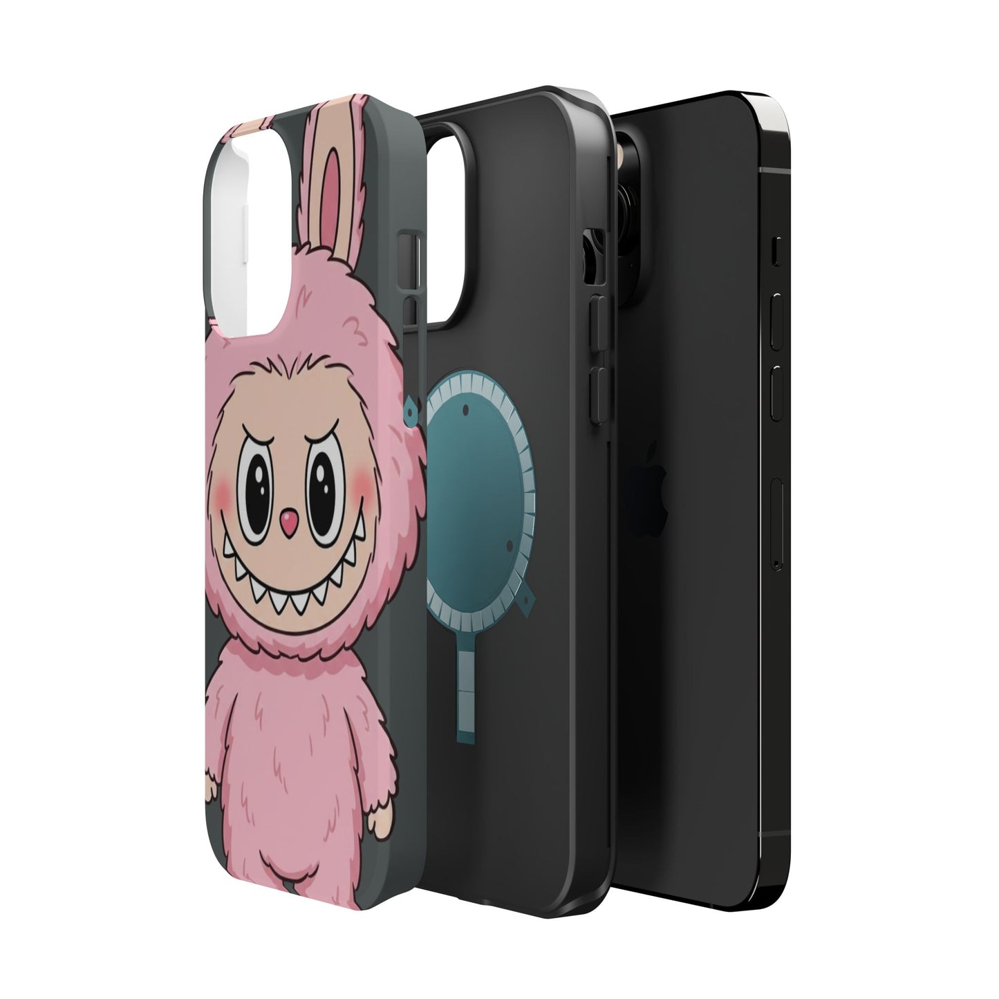 Pink LABUBU Phone Case | Magnetic Impact-Resistant Case