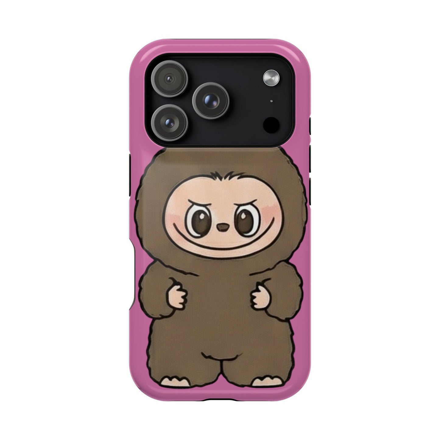 Brown LABUBU Phone Case | Magnetic Impact-Resistant Case