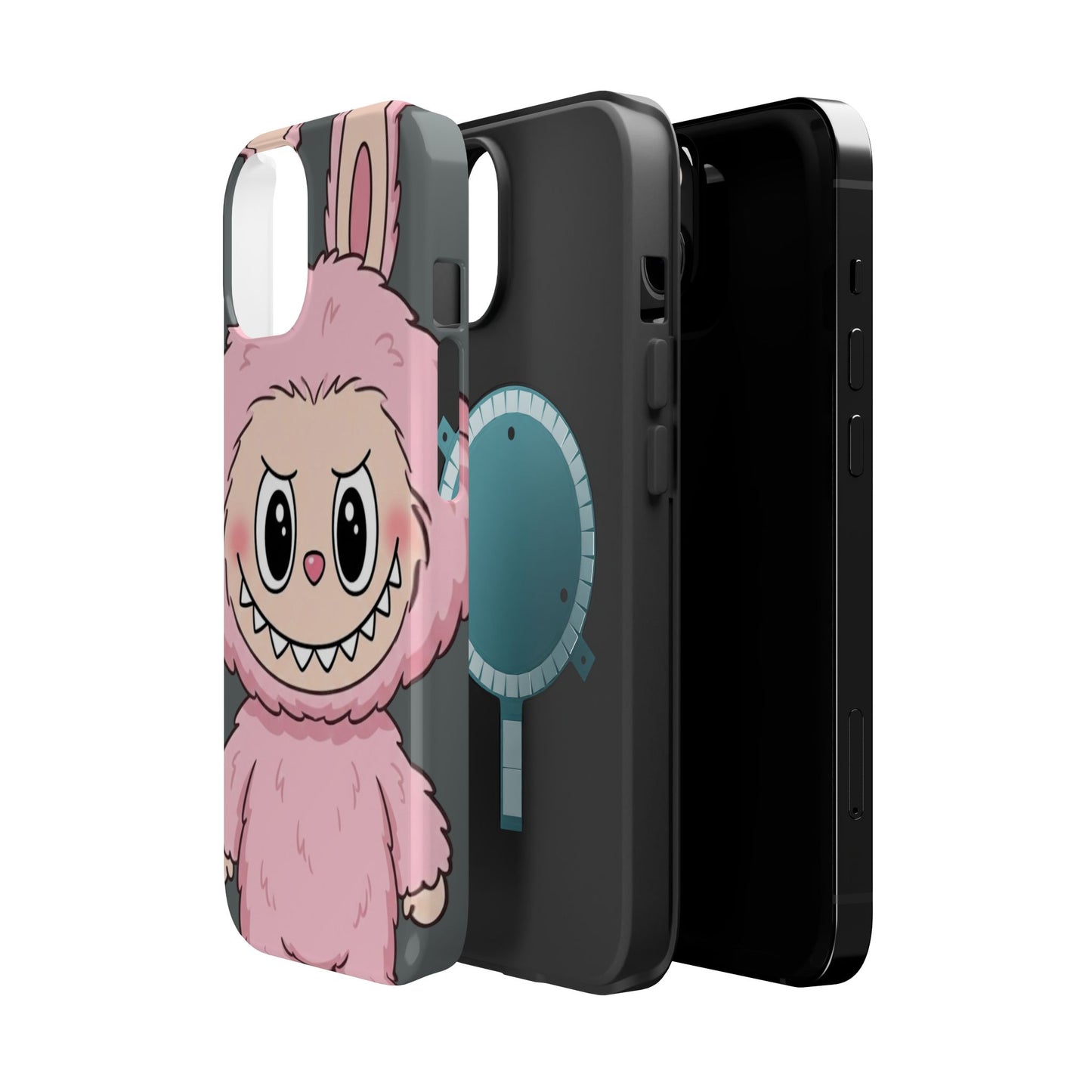 Pink LABUBU Phone Case | Magnetic Impact-Resistant Case