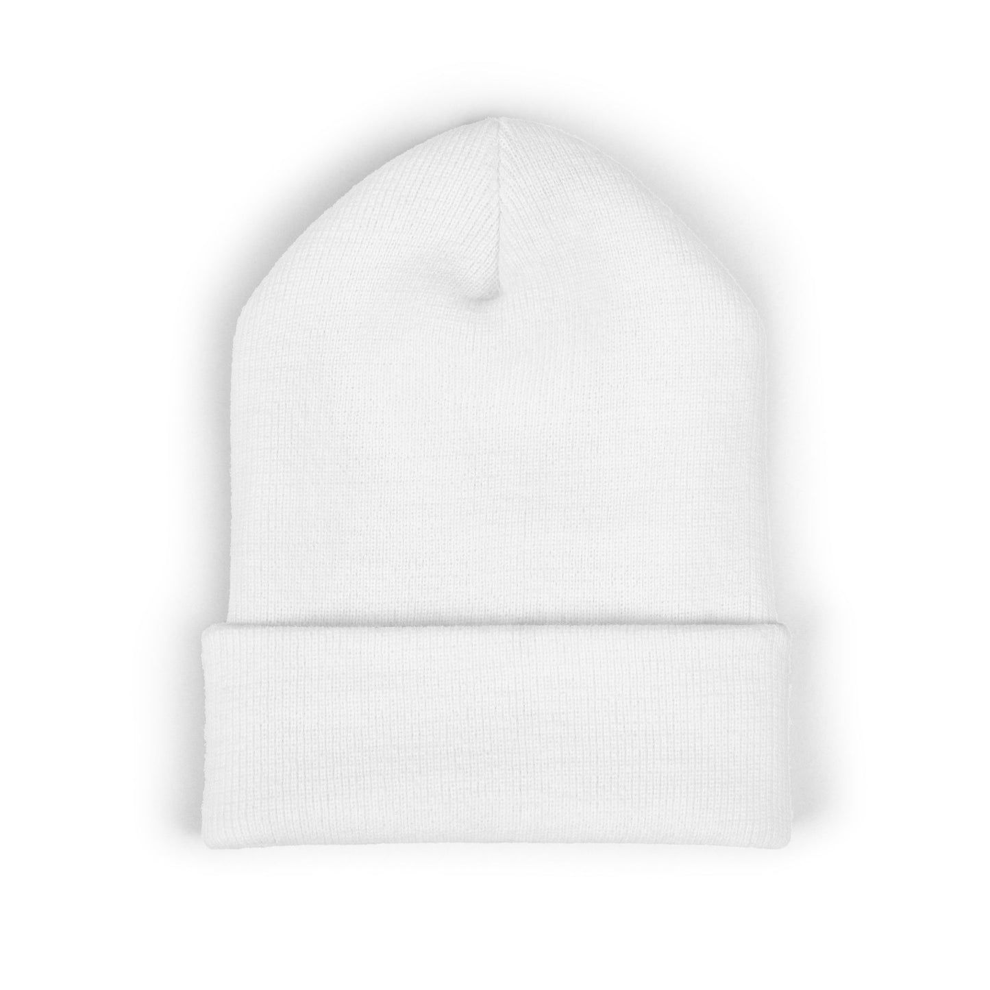 LABUBU Embroidered Cuffed Beanie — Classic Knit Winter Hat