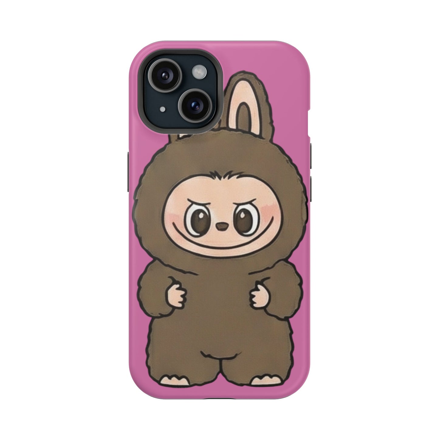 Brown LABUBU Phone Case | Magnetic Impact-Resistant Case