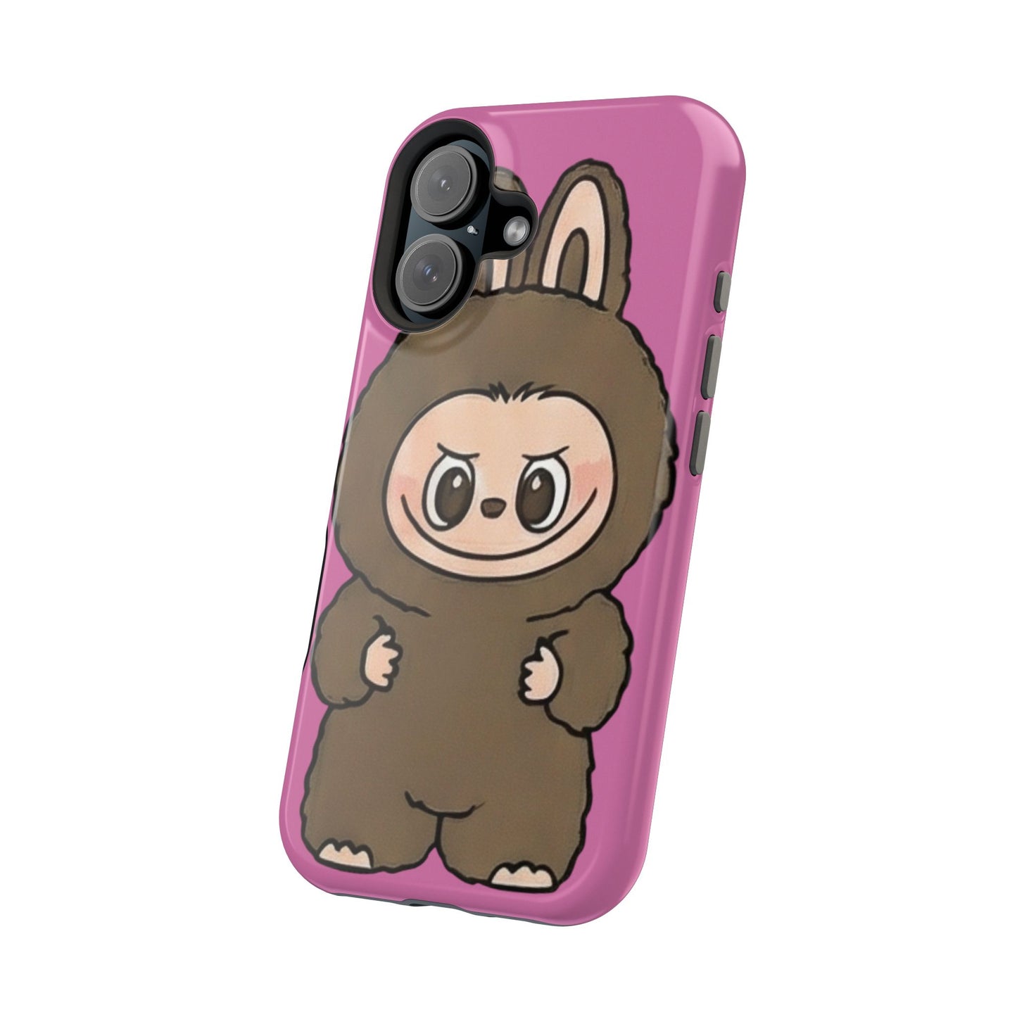 Brown LABUBU Phone Case | Magnetic Impact-Resistant Case