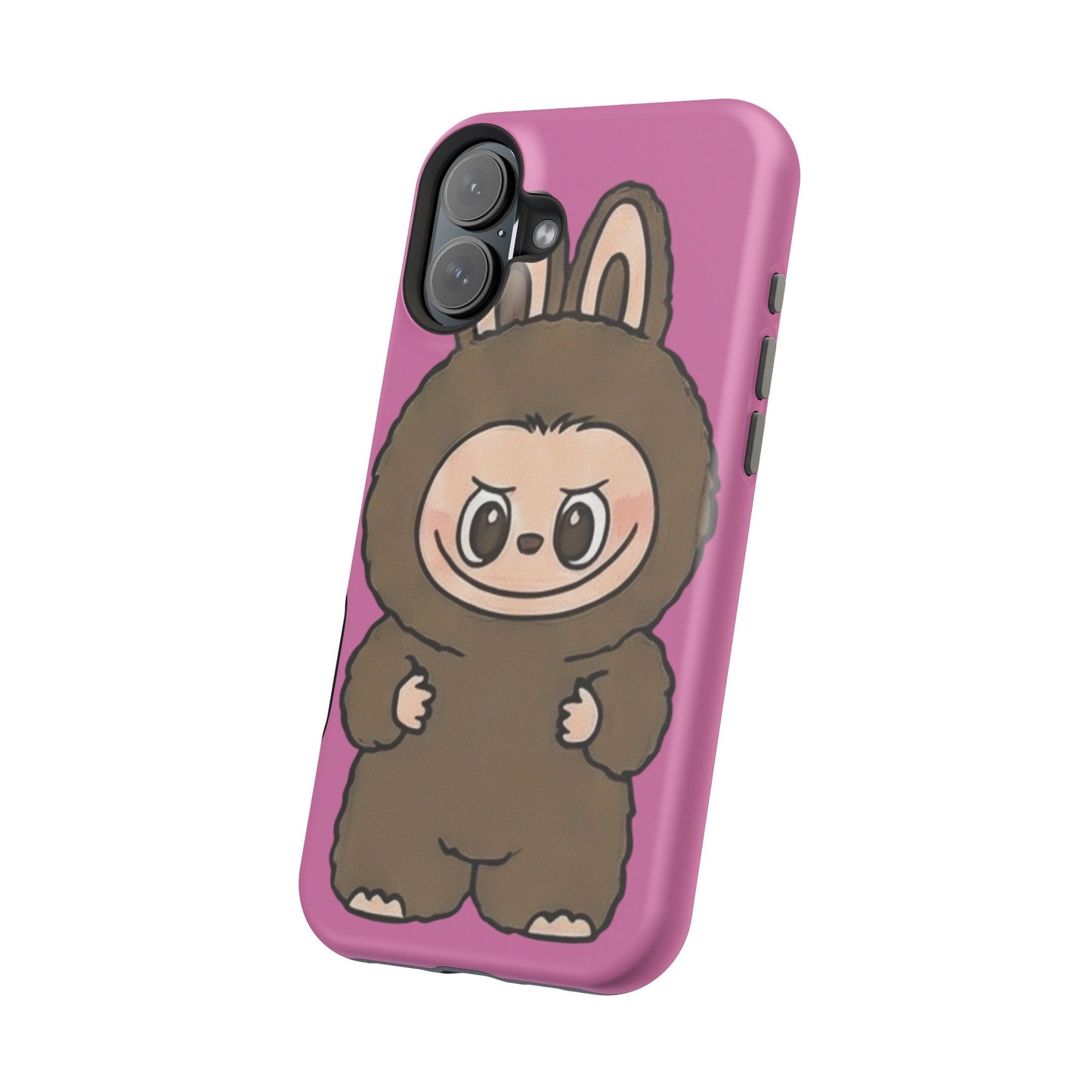 Brown LABUBU Phone Case | Magnetic Impact-Resistant Case