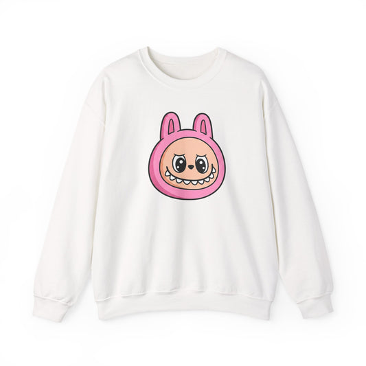 Labubu Character Sweatshirt | Cute Cartoon Plush Critter Pullover