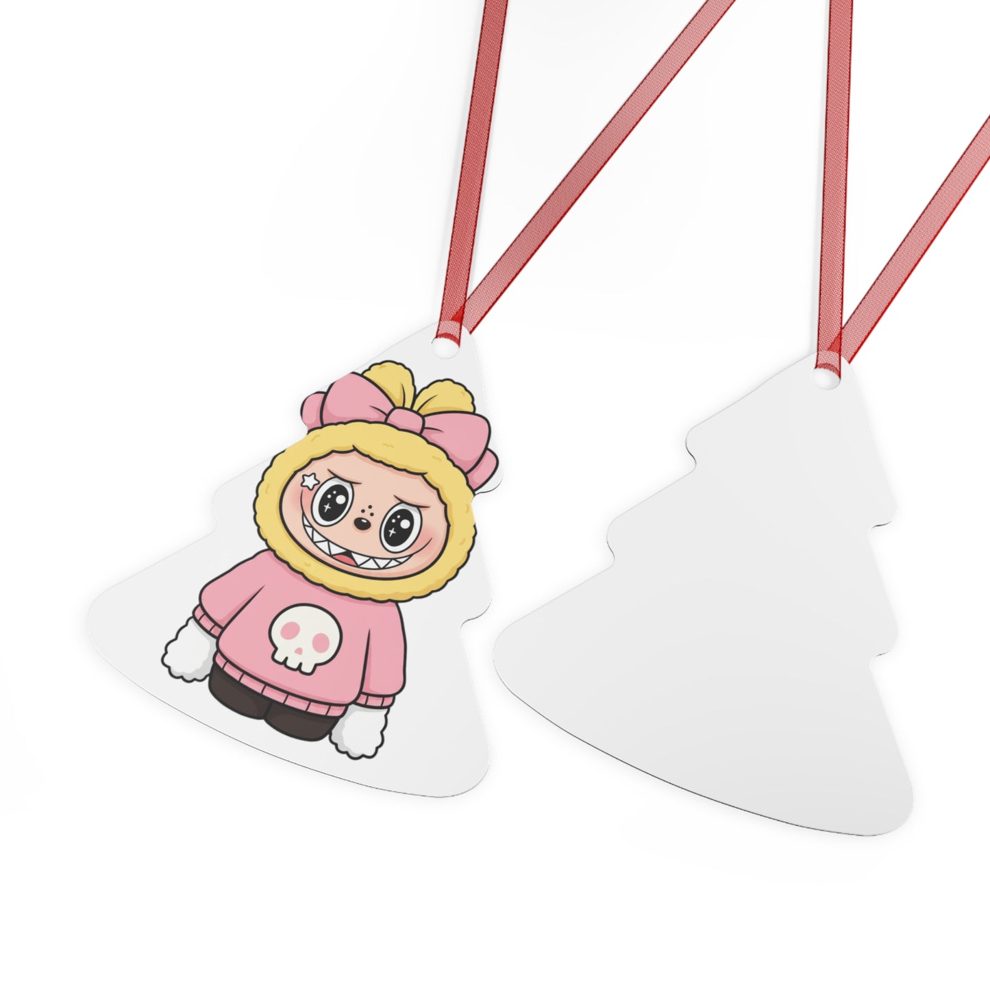 Cute Labubu Metal Ornament | Labubu Character Decoration