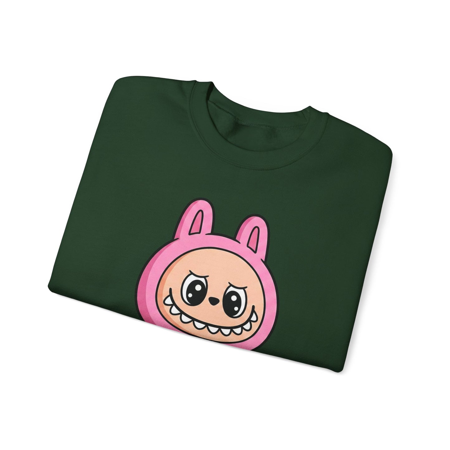 Labubu Character Sweatshirt | Cute Cartoon Plush Critter Pullover