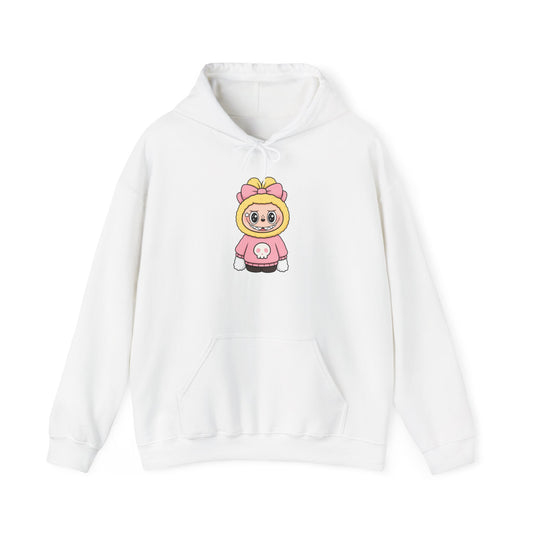 Labubu Doll Character Hoodie | Cute Cartoon with Bow Hoodie