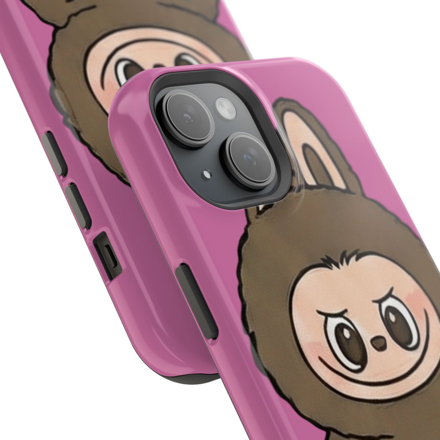 Brown LABUBU Phone Case | Magnetic Impact-Resistant Case