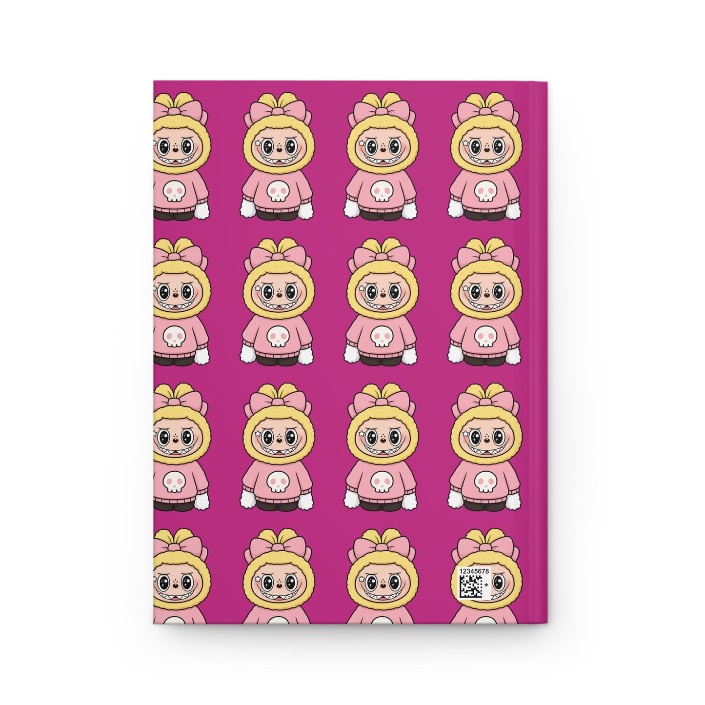 LABUBU Pattern Hardcover Journal | Cute Character Notebook
