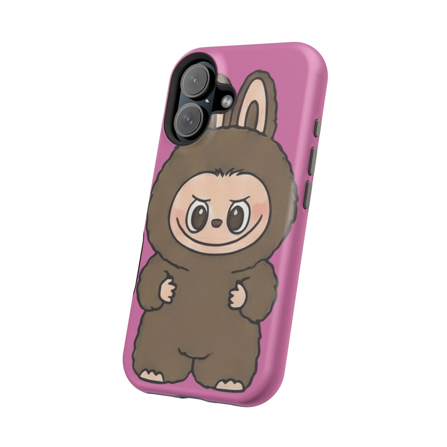 Brown LABUBU Phone Case | Magnetic Impact-Resistant Case