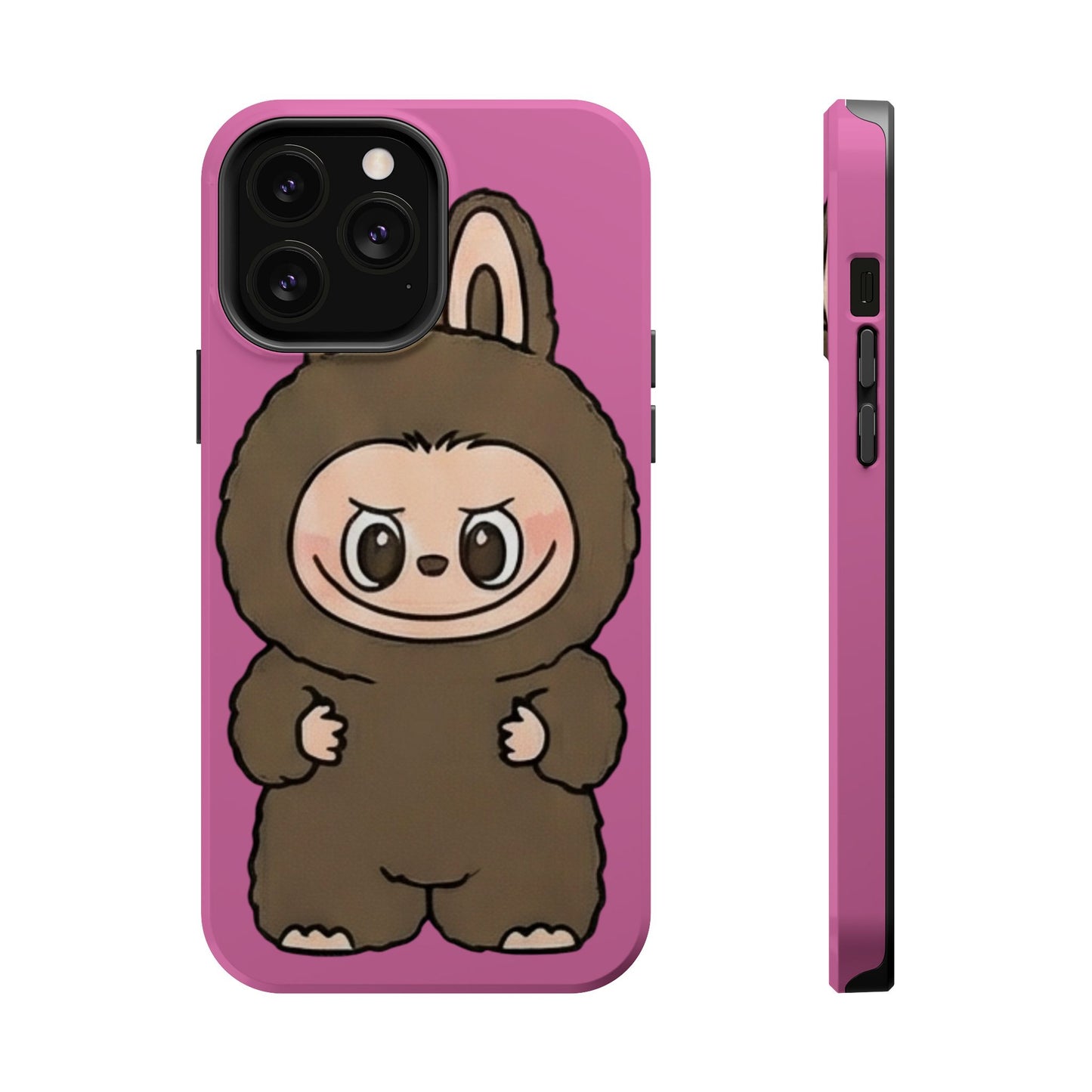 Brown LABUBU Phone Case | Magnetic Impact-Resistant Case